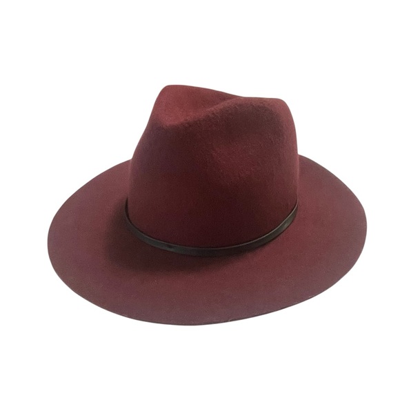 Banana Republic Accessories - Banana Republic Burgundy Wool Hat M/L